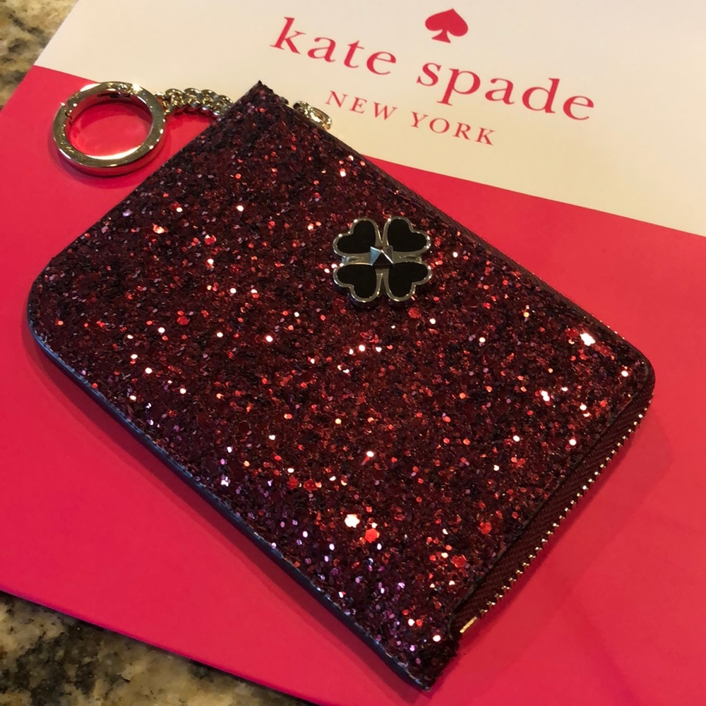 Kate Spade Medium L-Zip Card Holder/New